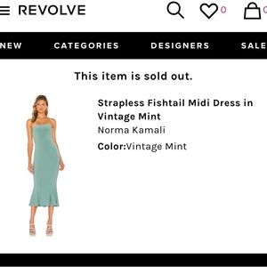 Turquoise Strapless Dress